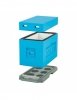 6-frame hive - Dadant - painted (blue)